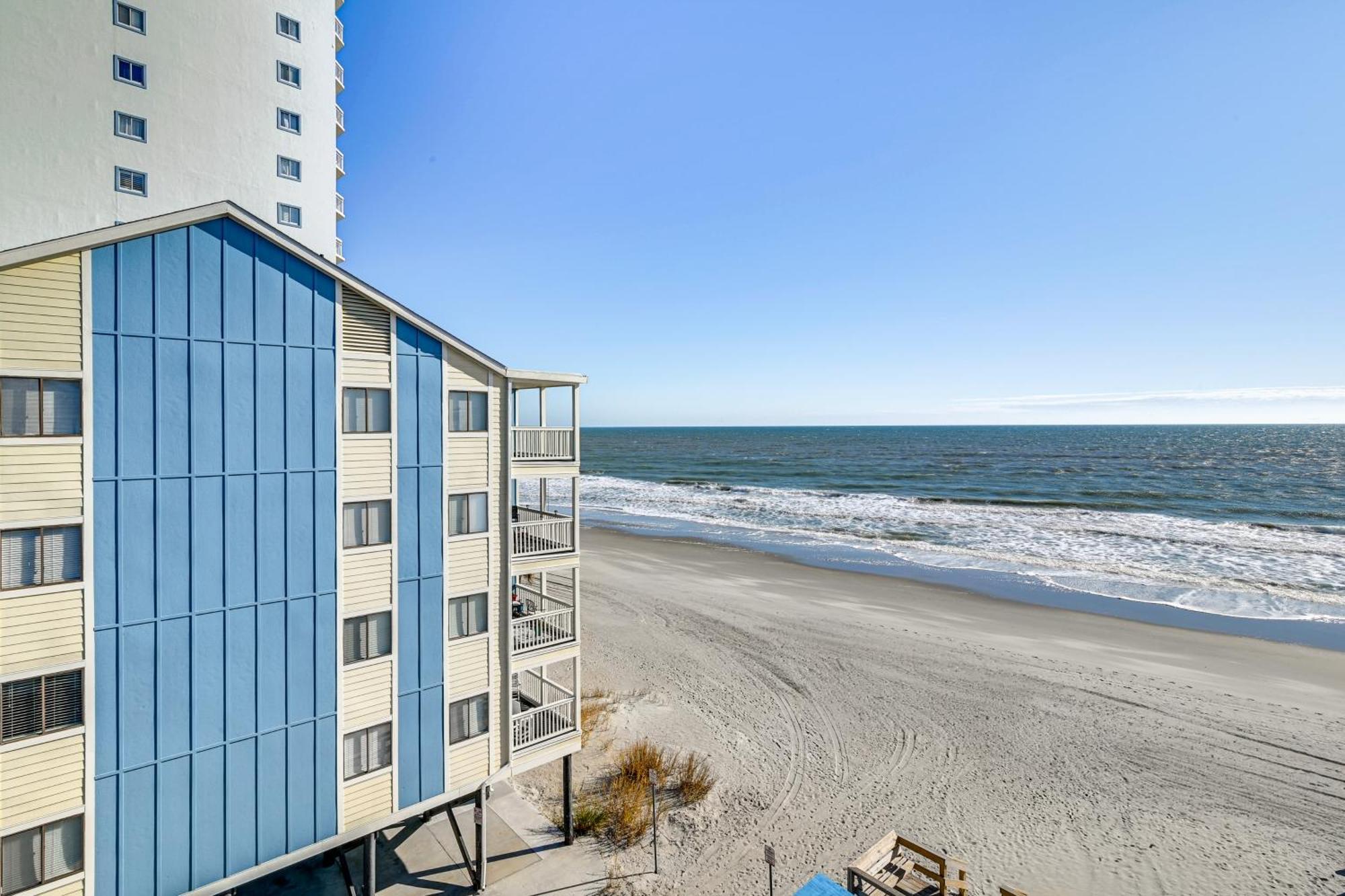 Cozy Beachfront Condo With Wifi, Views And Pool Access Myrtle Beach Kültér fotó