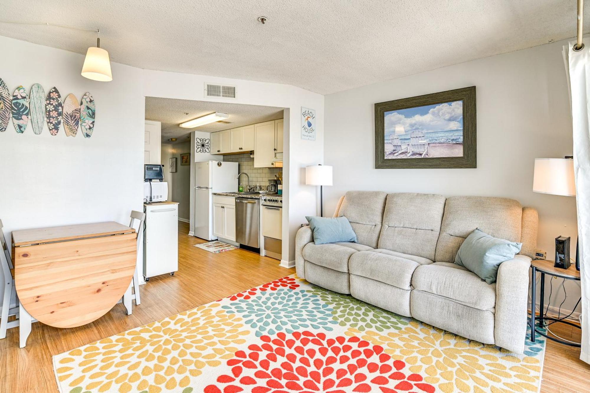 Cozy Beachfront Condo With Wifi, Views And Pool Access Myrtle Beach Kültér fotó