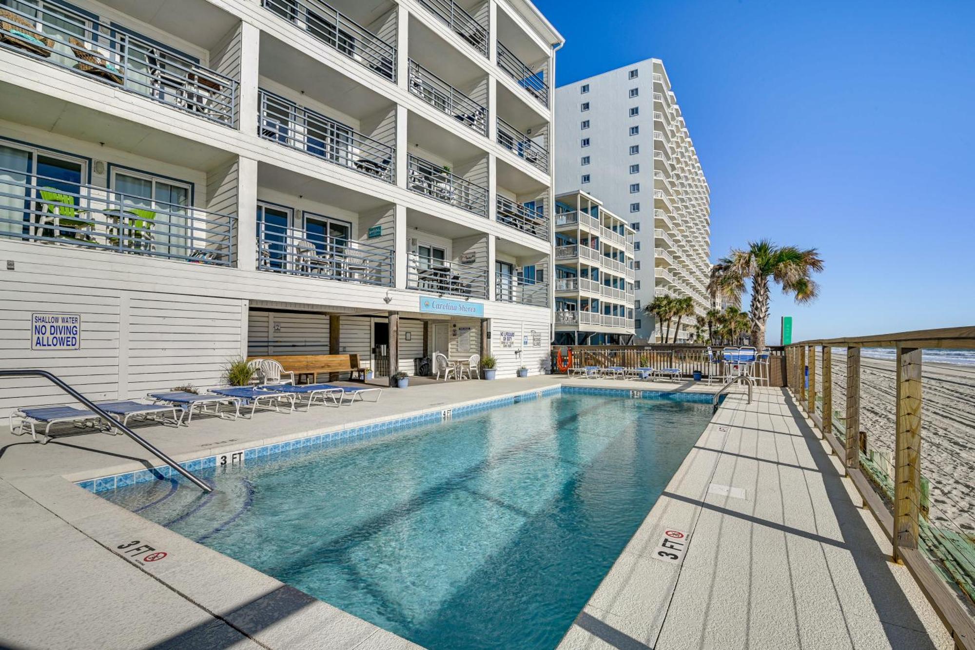 Cozy Beachfront Condo With Wifi, Views And Pool Access Myrtle Beach Kültér fotó