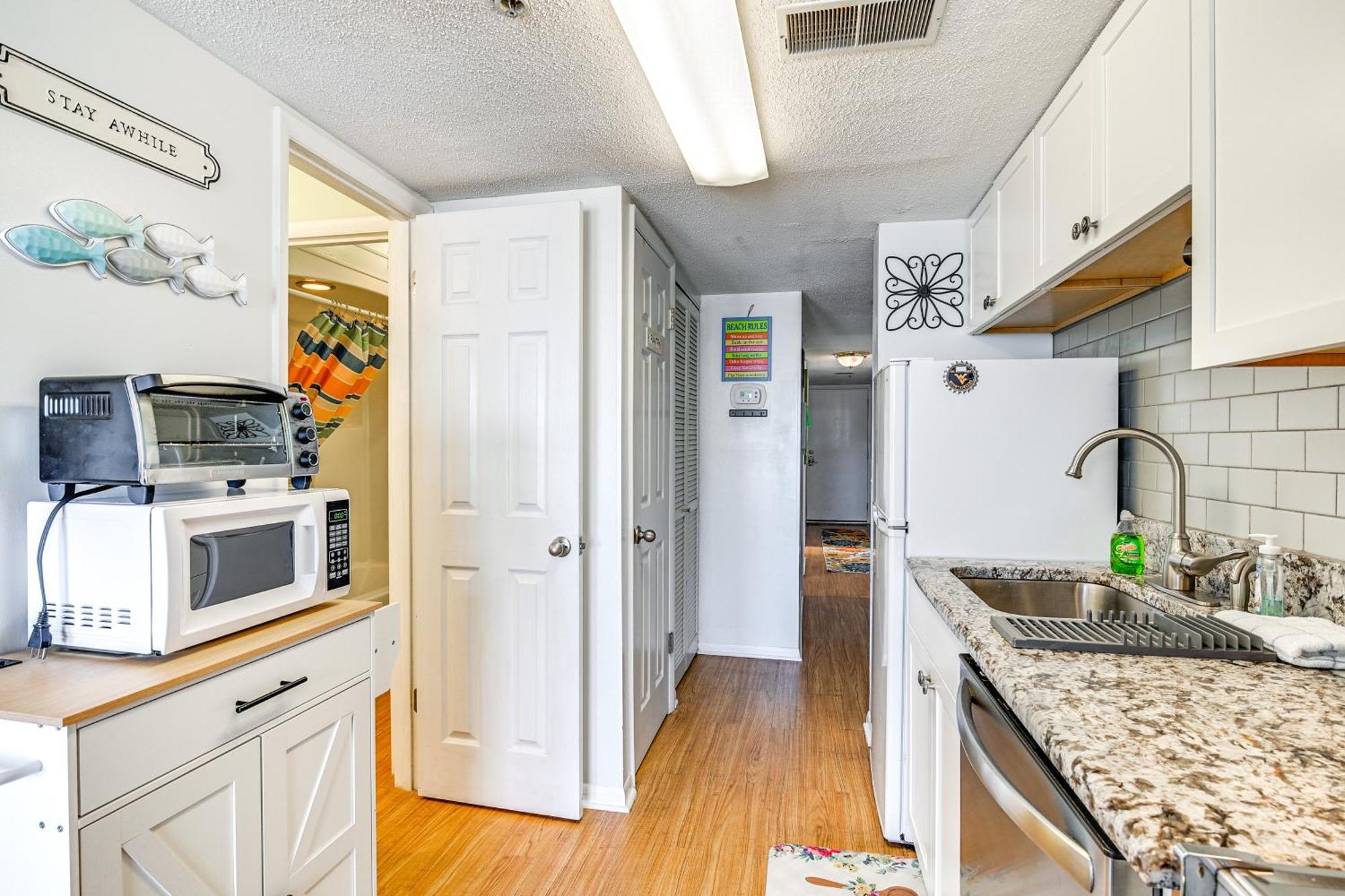 Cozy Beachfront Condo With Wifi, Views And Pool Access Myrtle Beach Kültér fotó